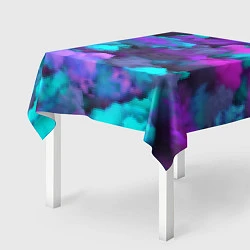 Скатерть для стола Неоновые тучи, цвет: 3D-принт — фото 2