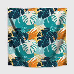 Скатерть для стола Летние зелёные тропики Пальма Tropical, цвет: 3D-принт
