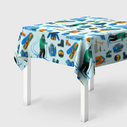 Скатерть для стола SKI TRAIL, цвет: 3D-принт — фото 2