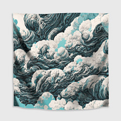 Скатерть для стола Облачные узоры, цвет: 3D-принт