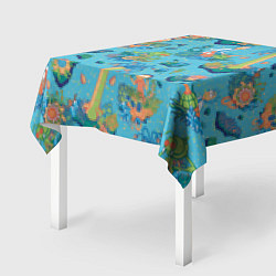 Скатерть для стола Pattern toxic Rick and Morty, цвет: 3D-принт — фото 2