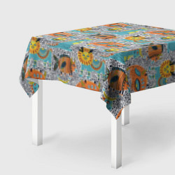 Скатерть для стола Фантастические животные, цвет: 3D-принт — фото 2