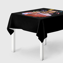 Скатерть для стола Новый год мем из фильма большой Лебовски, цвет: 3D-принт — фото 2