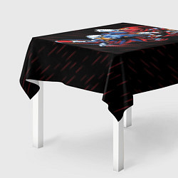 Скатерть для стола Ежик Соник и трое друзей, цвет: 3D-принт — фото 2