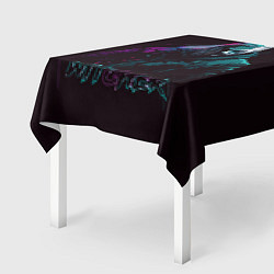 Скатерть для стола Ведьмак в неоновом стиле, цвет: 3D-принт — фото 2