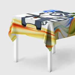 Скатерть для стола Енот с пистолетом, цвет: 3D-принт — фото 2