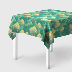 Скатерть для стола Камуфляж деревья двуцветный, цвет: 3D-принт — фото 2