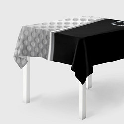Скатерть для стола Опель черный серебристый, цвет: 3D-принт — фото 2