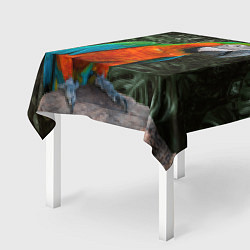 Скатерть для стола Попугай Макао, цвет: 3D-принт — фото 2