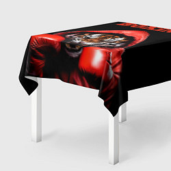 Скатерть для стола Boxing tiger, цвет: 3D-принт — фото 2