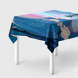 Скатерть для стола Japan - landscape - waves, цвет: 3D-принт — фото 2