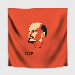 Скатерть для стола СССР Ленин жив, цвет: 3D-принт