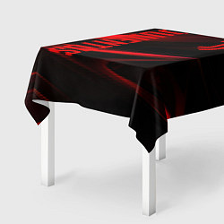 Скатерть для стола Juventus black red logo, цвет: 3D-принт — фото 2