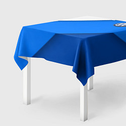 Скатерть для стола Volkswagen - голубые линии, цвет: 3D-принт — фото 2