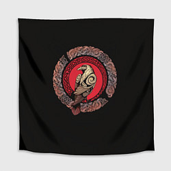 Скатерть для стола Тату скандинавский орел - кельтская плетенка, цвет: 3D-принт