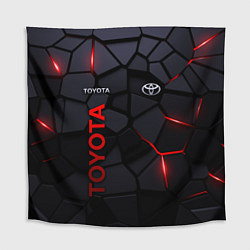 Скатерть для стола Toyota - плиты с эффектом свечения, цвет: 3D-принт