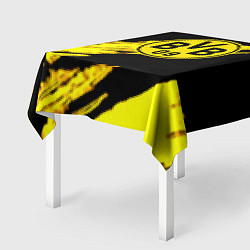 Скатерть для стола Боруссия Дортмунд желтый спорт, цвет: 3D-принт — фото 2