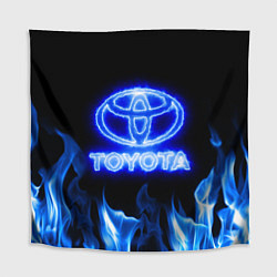 Скатерть для стола Toyota neon fire, цвет: 3D-принт