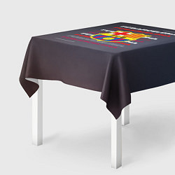 Скатерть для стола Логотип футбольный клуб Барселона, цвет: 3D-принт — фото 2