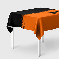 Скатерть для стола Half life краски оранж, цвет: 3D-принт — фото 2