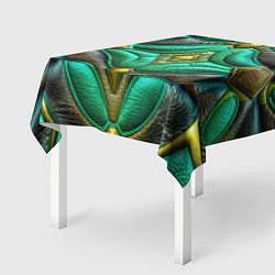 Скатерть для стола Объемная футуристичная текстура из кожи, цвет: 3D-принт — фото 2