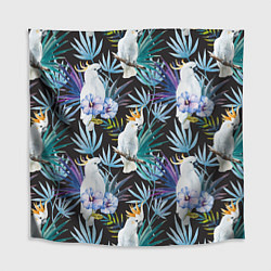 Скатерть для стола Тропические попугаи, цвет: 3D-принт