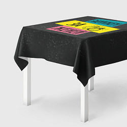 Скатерть для стола Муж Женя, цвет: 3D-принт — фото 2