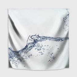 Скатерть для стола Белая вода, цвет: 3D-принт