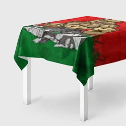Скатерть для стола Белорусский зубр, цвет: 3D-принт — фото 2