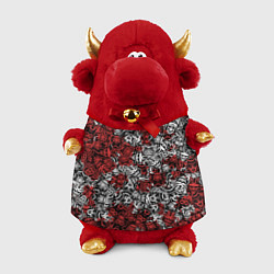 Игрушка-бычок Красные и Белые самураи, цвет: 3D-красный