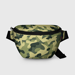Поясная сумка Камуфляж: зеленый/хаки, цвет: 3D-принт