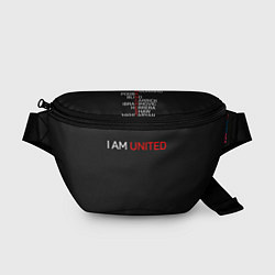 Поясная сумка Manchester United team, цвет: 3D-принт