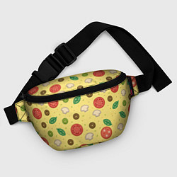 Поясная сумка Pizza, цвет: 3D-принт — фото 2