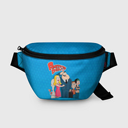 Поясная сумка American Dad, цвет: 3D-принт
