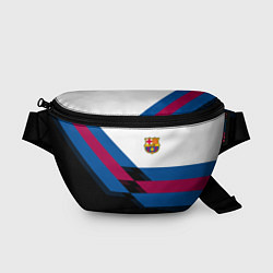 Поясная сумка Barcelona FC: Black style, цвет: 3D-принт