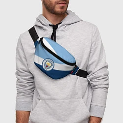 Поясная сумка FC Manchester City: Colors, цвет: 3D-принт — фото 2
