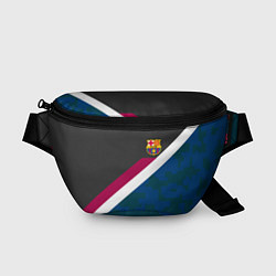 Поясная сумка FC Barcelona: Sport Camo, цвет: 3D-принт