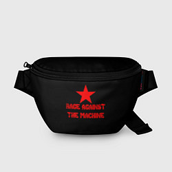 Поясная сумка Rage Against the Machine - red star, цвет: 3D-принт