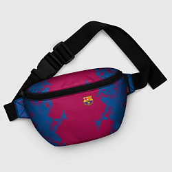 Поясная сумка FC Barcelona: Purple Original, цвет: 3D-принт — фото 2