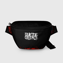 Поясная сумка Suicide Silence: Red Flame, цвет: 3D-принт