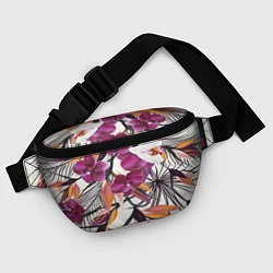 Поясная сумка Fashion Flowers, цвет: 3D-принт — фото 2