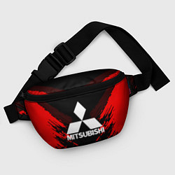 Поясная сумка Mitsubishi: Red Anger, цвет: 3D-принт — фото 2