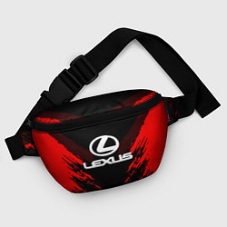 Поясная сумка Lexus: Red Anger, цвет: 3D-принт — фото 2