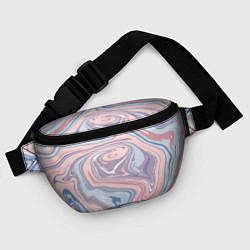 Поясная сумка Нежный акрил, цвет: 3D-принт — фото 2