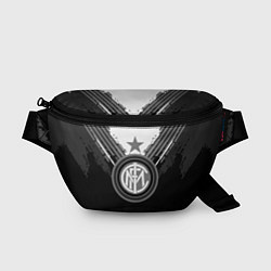 Поясная сумка FC Inter: Black Style, цвет: 3D-принт