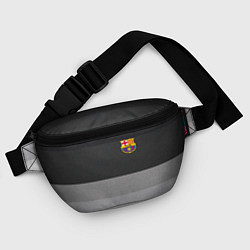 Поясная сумка ФК Барселона: Серый стиль, цвет: 3D-принт — фото 2