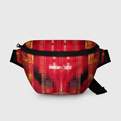 Поясная сумка R6S: Red Back, цвет: 3D-принт