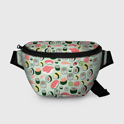 Поясная сумка Любитель суши, цвет: 3D-принт