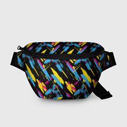 Поясная сумка CMYK 80s, цвет: 3D-принт