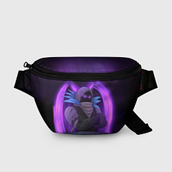 Поясная сумка Violet Raven, цвет: 3D-принт